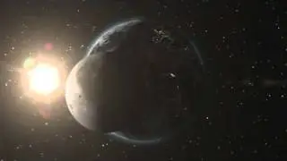 After effects 3D Earth/Moon Zoom - Space Objects