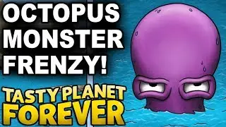 MEGA OCTOPUS EATS ALL OF THE OCEAN! -- Let's Play Tasty Planet Forever Part #2 (Local Co-op)