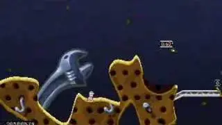 Worms Armageddon: Random lucky shot