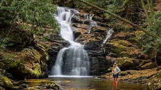 Rough Butt Creek Falls - Jackson County, NC - Hike Vlog 111