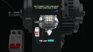 How to Connect a 3 Phase Motor to a Single Phase Power at Home 
