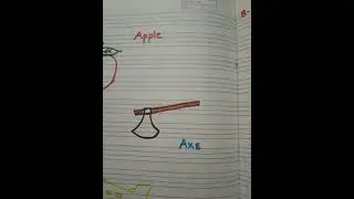 Nursery class alphabet A