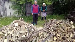 FIREWOOD AND COAL FOR A STOVE IN THE VILLAGE. HOW WILL WE HEAT IT IN THE WINTER?
