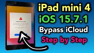 iPad mini 4 iCloud Bypass iOS 15.7.1 | iPad mini 4 Step by Step Bypass iCloud Tutorial 2022 |