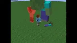 Minecraft animation - Зомби гигант