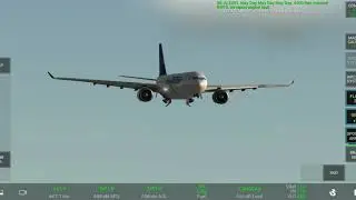 Air Trans Atlantic flight 236 (Landing animation)-flying on empty