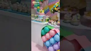 linda decoração pop it