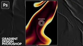 Photoshop Editing Abstract Gradient Graphic Design in Adobe Photoshop