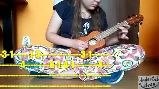 Undertale Spider dance ukulele cover + TABS