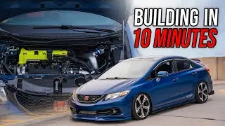 BUILDING A FAST BIG TURBO CIVIC SI IN 10 MINS