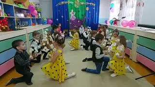 Танец "Привет, весна"  подготовительная группа
