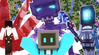 I had 100 days to become a HERO in Dawncraft Minecraft