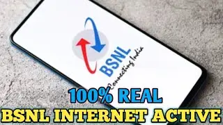HOW TO BSNL SIM Internet active video