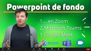 ZOOM, MEET, TEAMS: POWERPOINT virtual background 🤩I Oct. 2020 😱😱