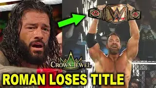 Roman Reigns Loses Title to LA Knight at Crown Jewel 2023 - WWE News