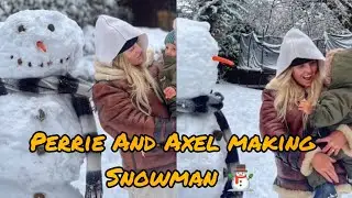 Perrie Experiencing Snow with Axel for the First time 🥺 | Little Mix Edits-India