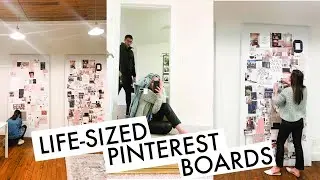 How To Make Life-Sized Pinterest Boards, Branding Meeting, Office Design Updates