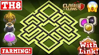 #1 Town Hall 8 (Th8) Farming Base With *Copy Link* | Th8 Farming/Trophy/Hybrid Base 2020!