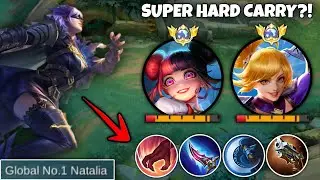 How GLOBAL Natalia HARD-CARRIES Her Matches 🔥 | Crazy Late Game Match 💥 | MLBB