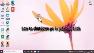 How to shutdown pc in just one click|| Technical GK