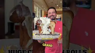 ✨ Grand Hyatt Hotel SA! ✨ Get huge cinnamon rolls and a day pass to the pool! #eldereats #sanantonio