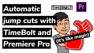 Automatic jump cuts with TimeBolt and Premier Pro (for Video and Audio)