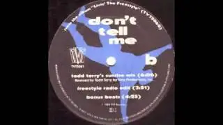 Freestyle Orchestra - Don't Tell Me (Freestyle Radio Edit) [TVT, 1989]