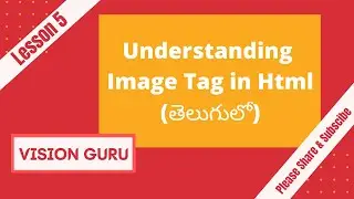 What is Image tag and How to insert images using img tag in Html | HTML in Telugu