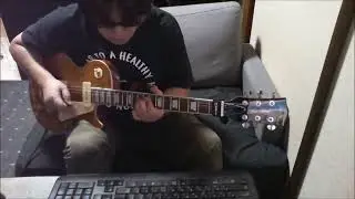 Slow blues style guitar performance with Bacchus BLP-STD 1956