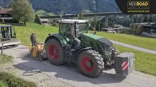 Asphalt recycling with MeriRoad crusher RC90-221 DTG