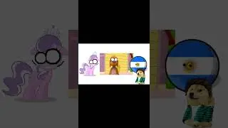 La Racion de Los personajes de Santiago the dog otra vez con el Ship de AppleBom y Diamond Tiara