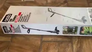 How to assemble Ozito 500W 290mm Electric Line Trimmer (unboxing)