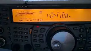 QSO with YB0AR & V85A and myself, using Kenwood TS2000