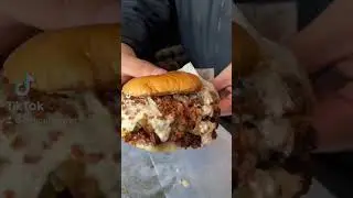 The DOUBLE BACON JALAPEÑO SMASH BURGER from Smashed in NYC’s Lower East Side! 🍔🤤 