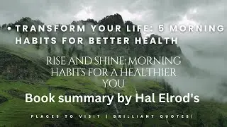 5 Morning Habits for a Healthier Lifestyle by  Hal Elrod's