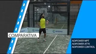 comparativa de palas de padel Adidas Adipower World Padel Tour vs Control vs Attack 2017