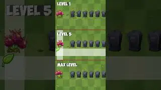 Pvz 2 Plantfood Abilities - Dragon Bruit Level 1, 5, Max vs 6 Grave stones - Plants vs Zombies 2