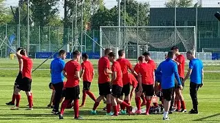 U17 EURO | Trening reprezentacije Srbije pred duel sa Italijom u Budimpešti (20. 05. 2023.)