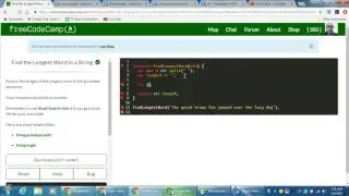freeCodeCamp: find the longest word in a string