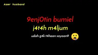 Asmr husband Indo | bumil pen9en di manja | asmr papah