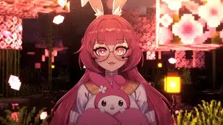 ASMR 🌳🌷 Una noche relajante en Minecraft【Stream Vertical】