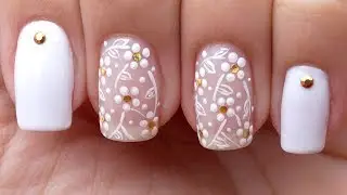 Unhas Decoradas com Flores