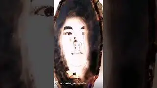 Ritratto bruciato con il Dremel Versatip