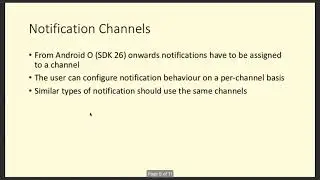 CO5225 Android / Kotlin Lecture 9 - Notifications and Started Services