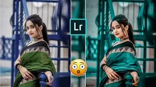 Lightroom 1 click Blue tone photo editing😱|| Lightroom photo editing tutorial || lr editing🔥