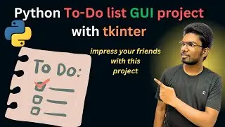 Todo list project in python | Python beginners projects |