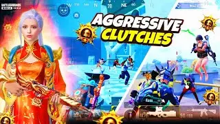 BGMI 3.3 UPDATE AGGRESSIVE CLUTCHES😈 IN CONQUER LOBBY| BGMI GAMEPLAY VIDEO