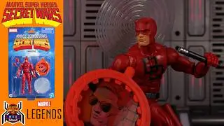 Marvel Legends Secret Wars DAREDEVIL Matt Murdock Retro Wave 2 Comic Figure Review
