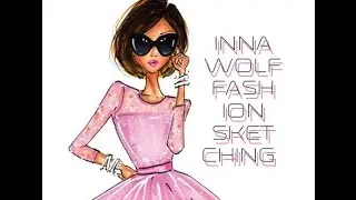 Fashion sketch | Скетч одежды часть 2 | Inna Wolf