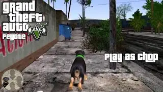 GTA V Peyote/Play as Chop (No Skin Replace) [GTA SA Android MOD]